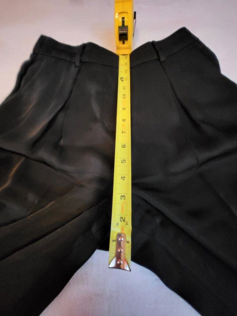 RW&CO. Black Wide-Leg High-Waist Trousers - Picture 12 of 14